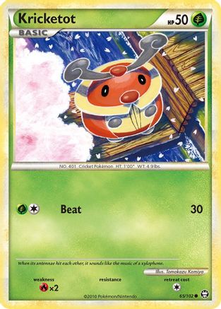 Kricketot 065  - Reverse Holofoil Triumphant - Common