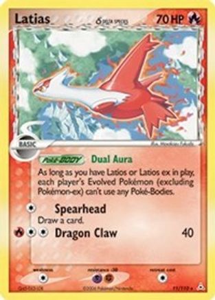 Latias - 011/110 (Delta Species)/110  - Holofoil Holon Phantoms - Holo Rare