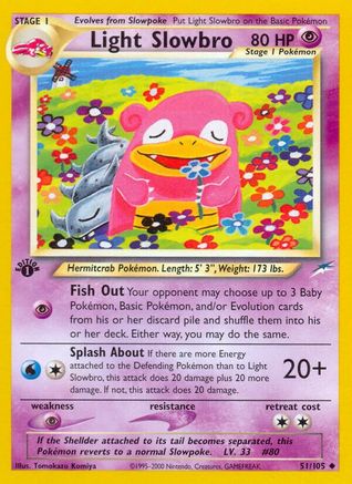 Light Slowbro 051  - Unlimited Neo Destiny - Uncommon