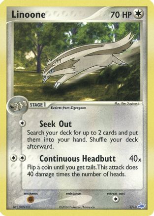 Linoone  EX Trainer Kit 1 Latias & Latios - Common