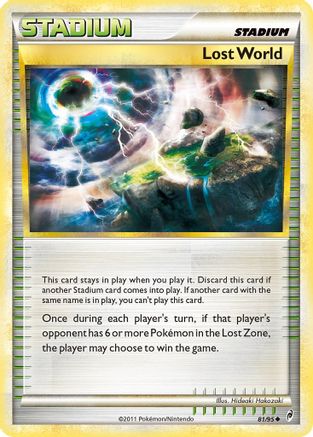 Lost World  - Reverse Holofoil Call of Legends - Uncommon