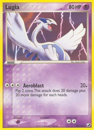 Lugia  - Reverse Holofoil Unseen Forces - Rare