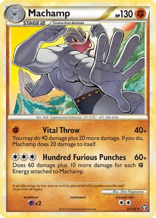 Machamp  Triumphant - Rare
