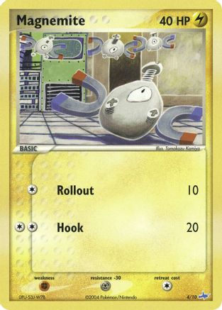 Magnemite 004/10  EX Trainer Kit 1 Latias & Latios - Common