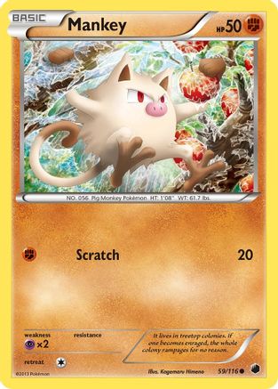 Mankey  Plasma Freeze - Common