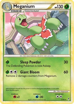 Meganium/95  - Reverse Holofoil Call of Legends - Rare