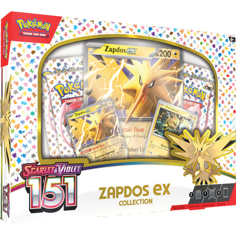 POKEMON SCARLET & VIOLET—151 EX BOX—ZAPDOS EX *PREORDER*