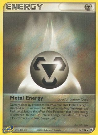 Metal Energy (Special)  - Reverse Holofoil Ruby and Sapphire - Rare
