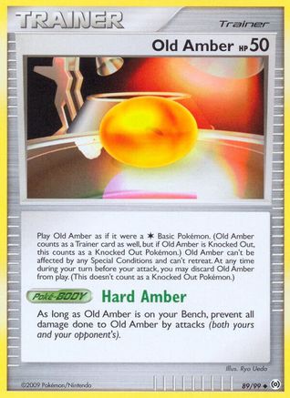 Old Amber  - Reverse Holofoil Arceus - Uncommon