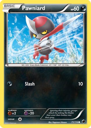 Pawniard (71)  - Reverse Holofoil Plasma Freeze - Common