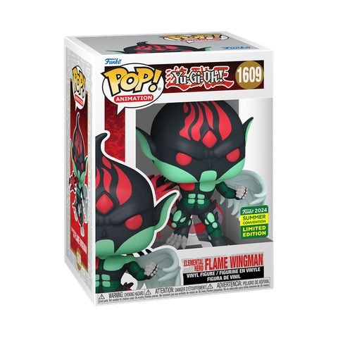 Funko Pop! Yu-Gi-Oh - Elemental Hero Flame Wingman #1609 [2024 SDCC / Shared Convention Exclusive] *PREORDER*