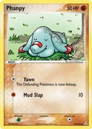 Phanpy 075  - Reverse Holofoil Holon Phantoms - Common
