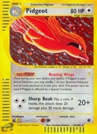 Pidgeot (23)  - Reverse Holofoil Expedition - Holo Rare