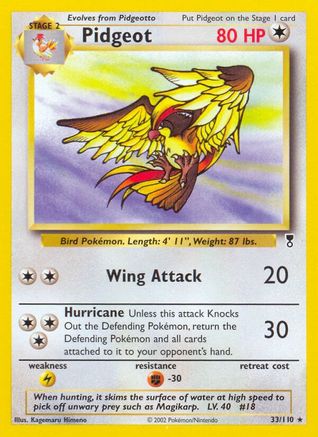 Pidgeot  - Reverse Holofoil Legendary Collection - Rare
