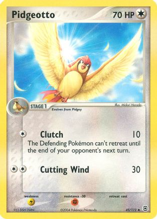 Pidgeotto/112  FireRed & LeafGreen - Uncommon