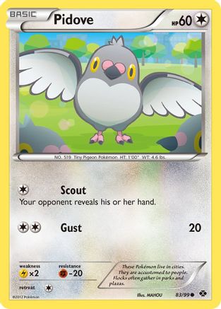 Pidove  - Reverse Holofoil Next Destinies - Common