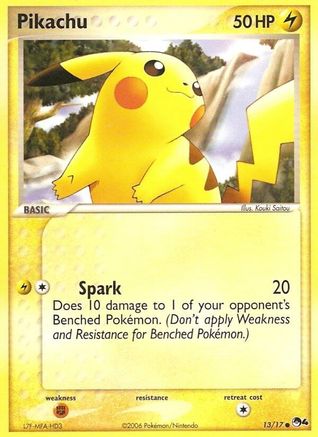 Pikachu 013/017  - Holofoil POP Series 4 - Common