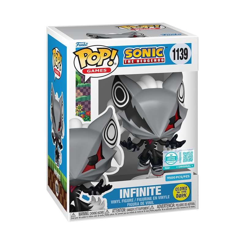 Funko Pop! Games: Sonic the Hedgehog - Infinite #1139 [Funko Limited Edition - 9,500pcs (GITD)]