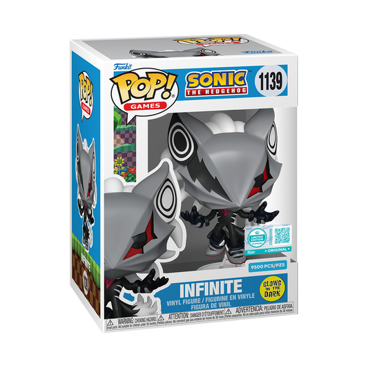 Funko Pop! Games: Sonic the Hedgehog - Infinite #1139 [Funko Limited Edition - 9,500pcs (GITD)]