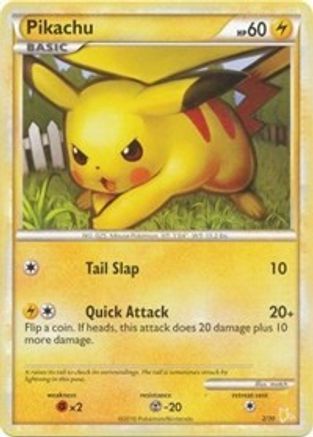 Pikachu (#16)  HGSS Trainer Kit Gyarados & Raichu - Common