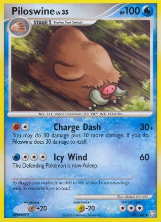 Piloswine  - Reverse Holofoil Legends Awakened - Uncommon