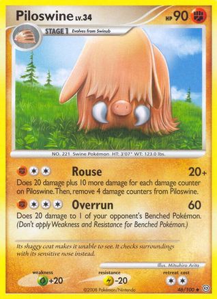 Piloswine  Stormfront - Uncommon