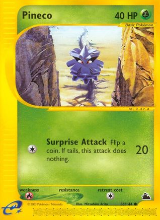 Pineco (85)  - Reverse Holofoil Skyridge - Common