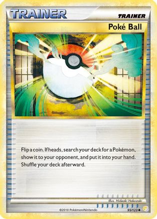 Poke Ball 095  - Reverse Holofoil HeartGold SoulSilver - Uncommon