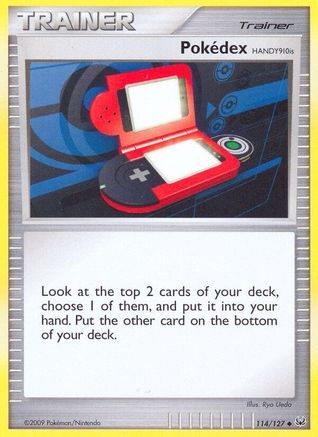 Pokedex HANDY910is 114/127  Platinum - Uncommon