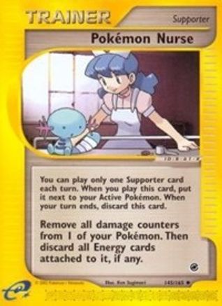 Pokemon Nurse/165  Expedition - Uncommon