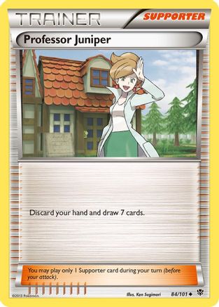 Professor Juniper 084  - Reverse Holofoil Plasma Blast - Uncommon