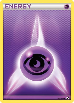 Psychic Energy  - Reverse Holofoil Black and White - Common