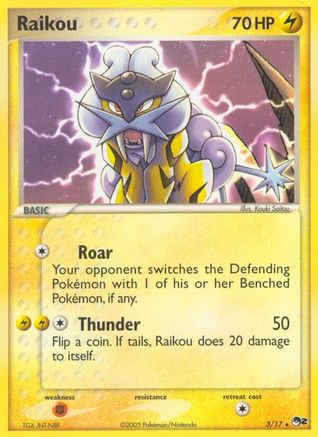 Raikou/017  - Holofoil POP Series 2 - Rare