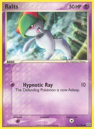 Ralts  - Reverse Holofoil Emerald - Common