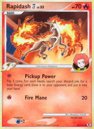 Rapidash E4  Rising Rivals - Uncommon
