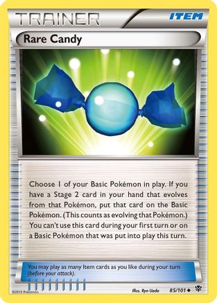 Rare Candy 085  - Reverse Holofoil Plasma Blast - Uncommon