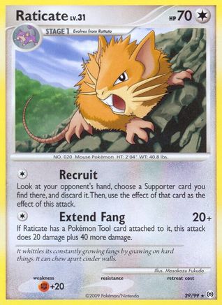 Raticate 029  Arceus - Rare