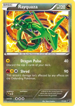 Rayquaza 011  - Holofoil Dragon Vault - Holo Rare