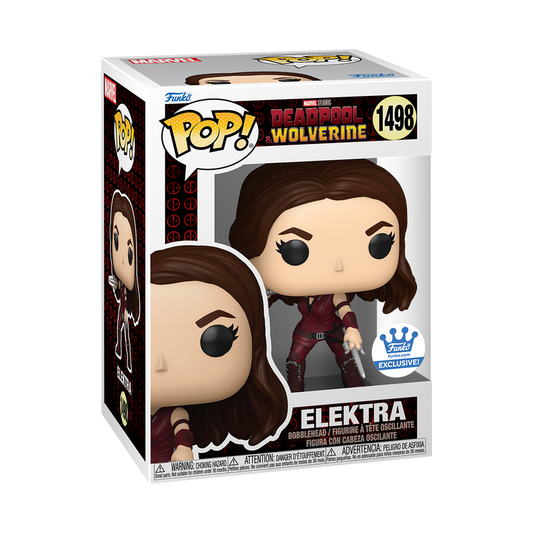 Funko Pop! Marvel: Deadpool & Wolverine - Elektra with Sai (Metallic) #1498 [Funko Shop Exclusive]