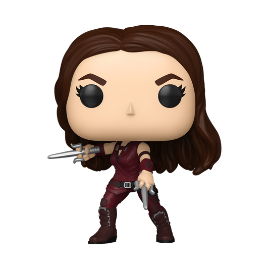 Funko Pop! Marvel: Deadpool & Wolverine - Elektra with Sai (Metallic) #1498 [Funko Shop Exclusive]