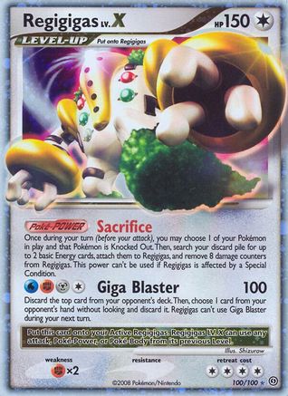 Regigigas LV.X  - Holofoil Stormfront - Ultra Rare