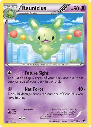 Reuniclus (52)  - Reverse Holofoil Noble Victories - Rare