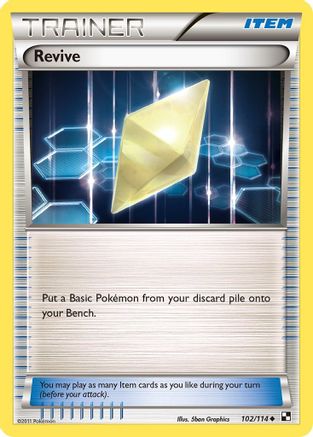 Revive 102  - Reverse Holofoil Black and White - Uncommon