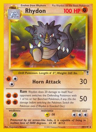 Rhydon  Legendary Collection - Rare