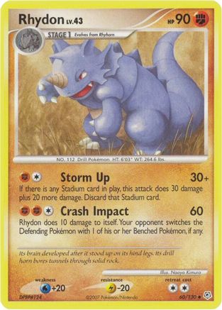 Rhydon  Diamond and Pearl - Uncommon
