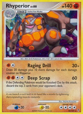 Rhyperior  - Reverse Holofoil Supreme Victors - Holo Rare