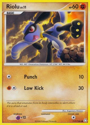 Riolu 117  Legends Awakened - Common