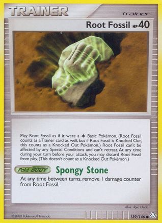 Root Fossil  - Reverse Holofoil Legends Awakened - Common