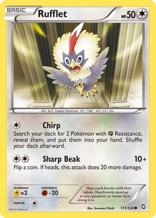 Rufflet  - Reverse Holofoil Dragons Exalted - Common
