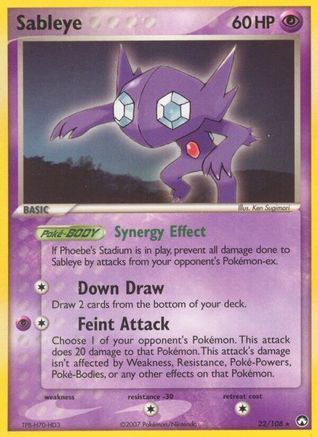 Sableye 022  Power Keepers - Rare